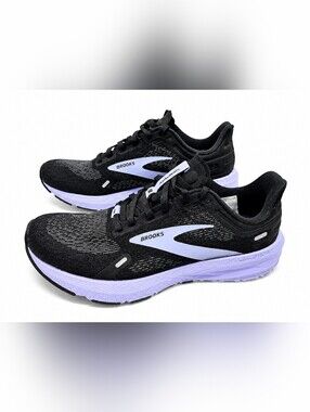 Brooks Launch 9 Women's Running Shoes Size 9.5 Black Blue Athletic Sneakers